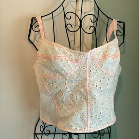Free People Pop of Color Corset in Tea Combo M - Picture 2 of 12
